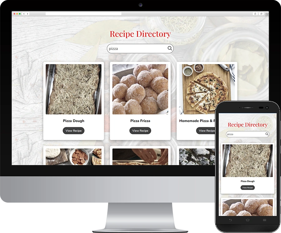 Recipe Directory Portfolio Project