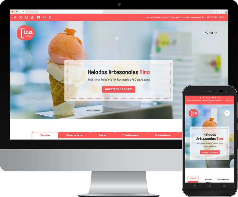 Ice Cream Shop Portfolio Project